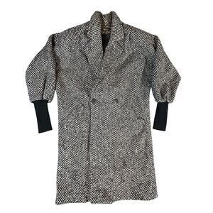 VTG Portrait 3/4 Sleeve Long Wool Coat Made‎ in USA